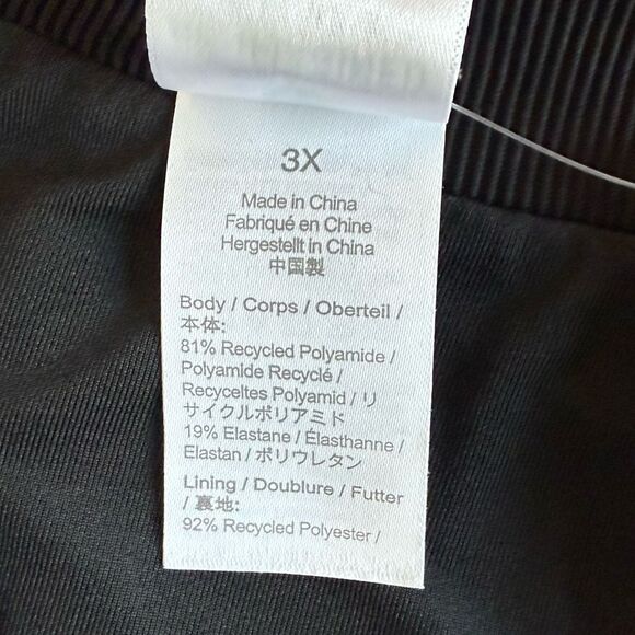 NWT J.Crew Ribbed Cross-Front Cheeky Bikini Bottom Black Size 3X - Picture 7 of 10